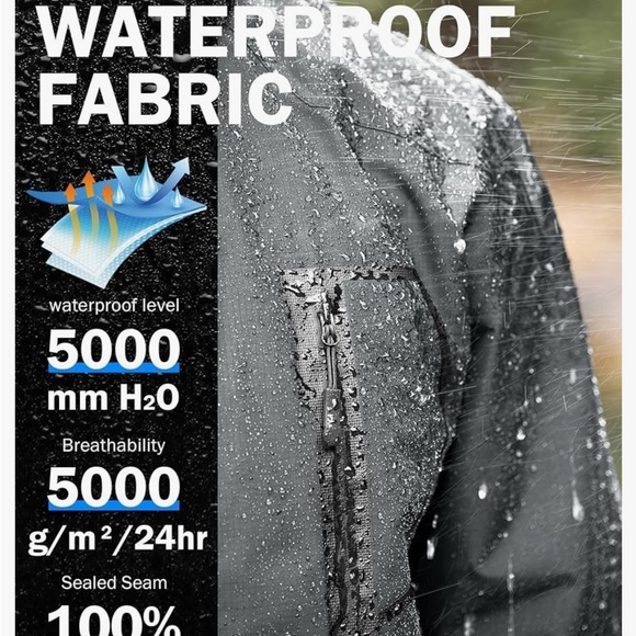 NWT SWISSWELL Mens Rain Jacket - Picture 2 of 8